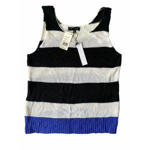 Sanctuary Striped Sweater Knit Color Block Tank